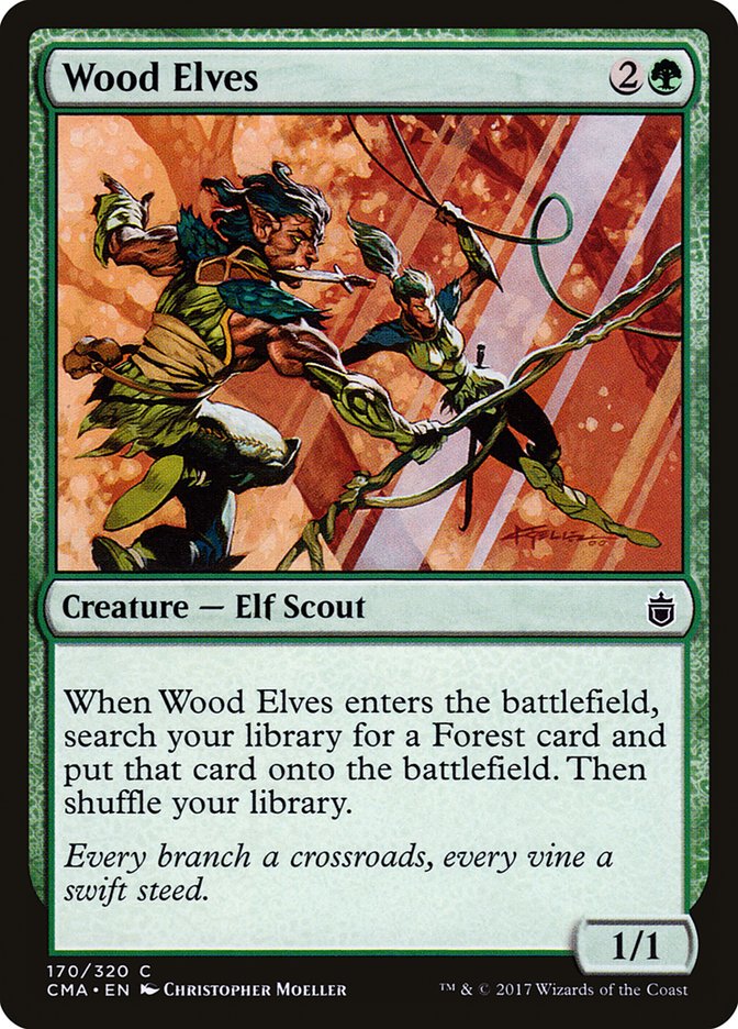 Wood Elves [Commander Anthology] | L.A. Mood Comics and Games