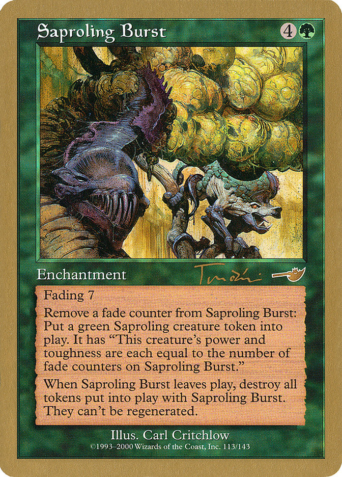 Saproling Burst (Jan Tomcani) [World Championship Decks 2001] | L.A. Mood Comics and Games