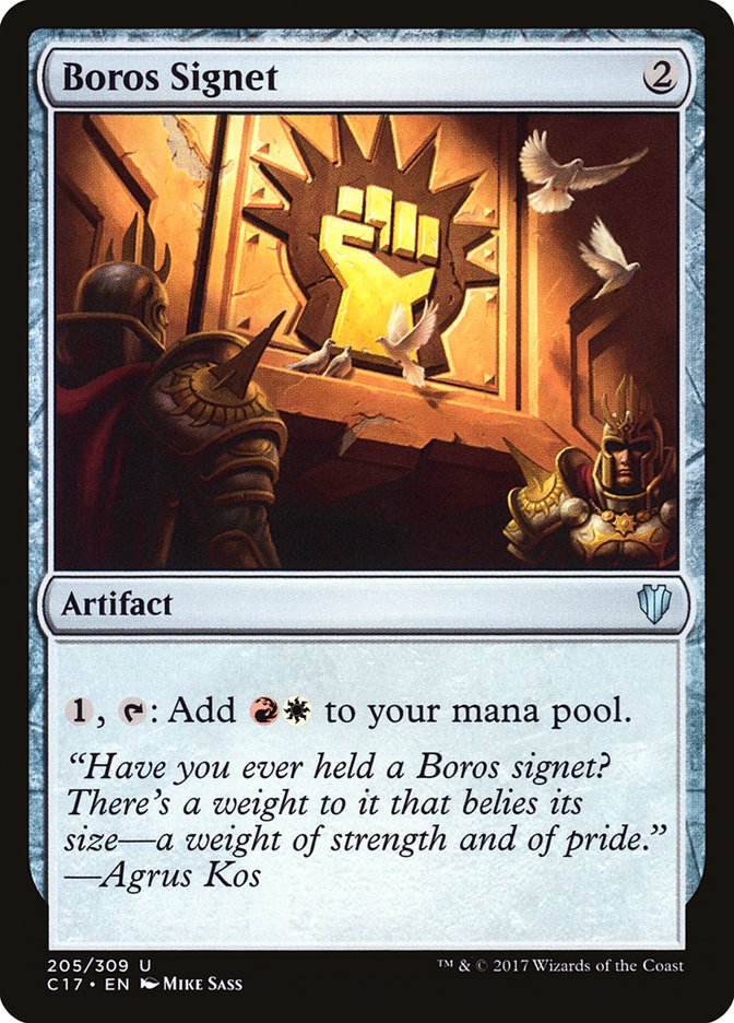 Boros Signet [Commander 2017] | L.A. Mood Comics and Games