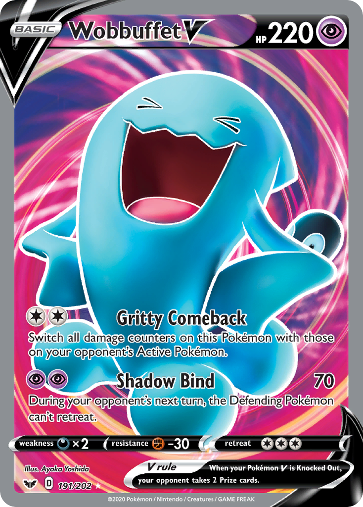 Wobbuffet V (191/202) [Sword & Shield: Base Set] | L.A. Mood Comics and Games