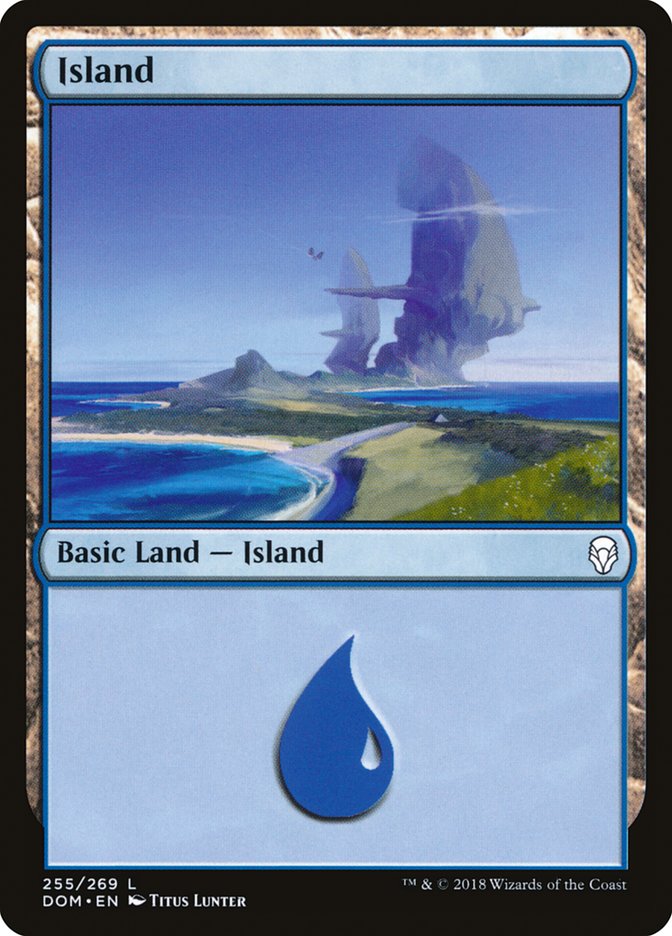 Island (255) [Dominaria] | L.A. Mood Comics and Games