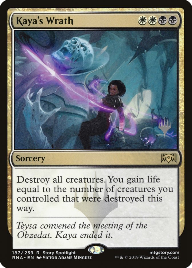 Kaya's Wrath (Promo Pack) [Ravnica Allegiance Promos] | L.A. Mood Comics and Games