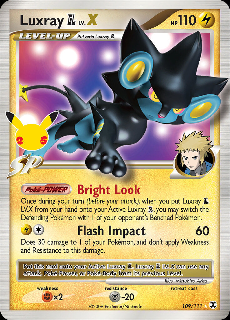 Luxray GL LV.X (109/111) [Celebrations: 25th Anniversary - Classic Collection] | L.A. Mood Comics and Games