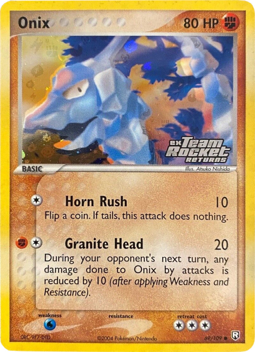 Onix (69/109) (Stamped) [EX: Team Rocket Returns] | L.A. Mood Comics and Games