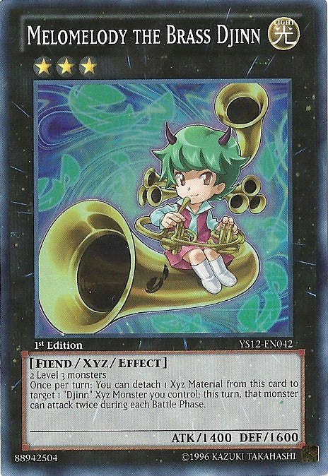 Melomelody the Brass Djinn [YS12-EN042] Super Rare | L.A. Mood Comics and Games
