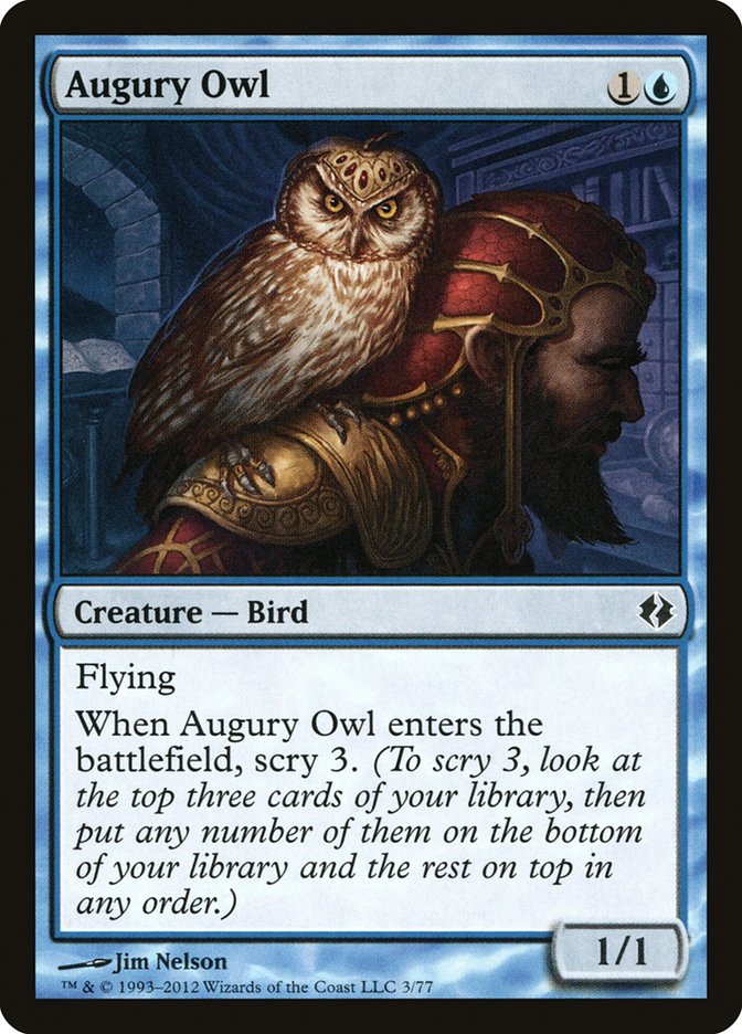Augury Owl [Duel Decks: Venser vs. Koth] | L.A. Mood Comics and Games