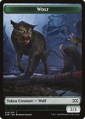 Copy // Wolf Double-Sided Token [Double Masters Tokens] | L.A. Mood Comics and Games