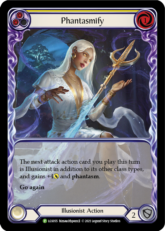 Phantasmify (Yellow) [LGS055] (Promo)  Rainbow Foil | L.A. Mood Comics and Games