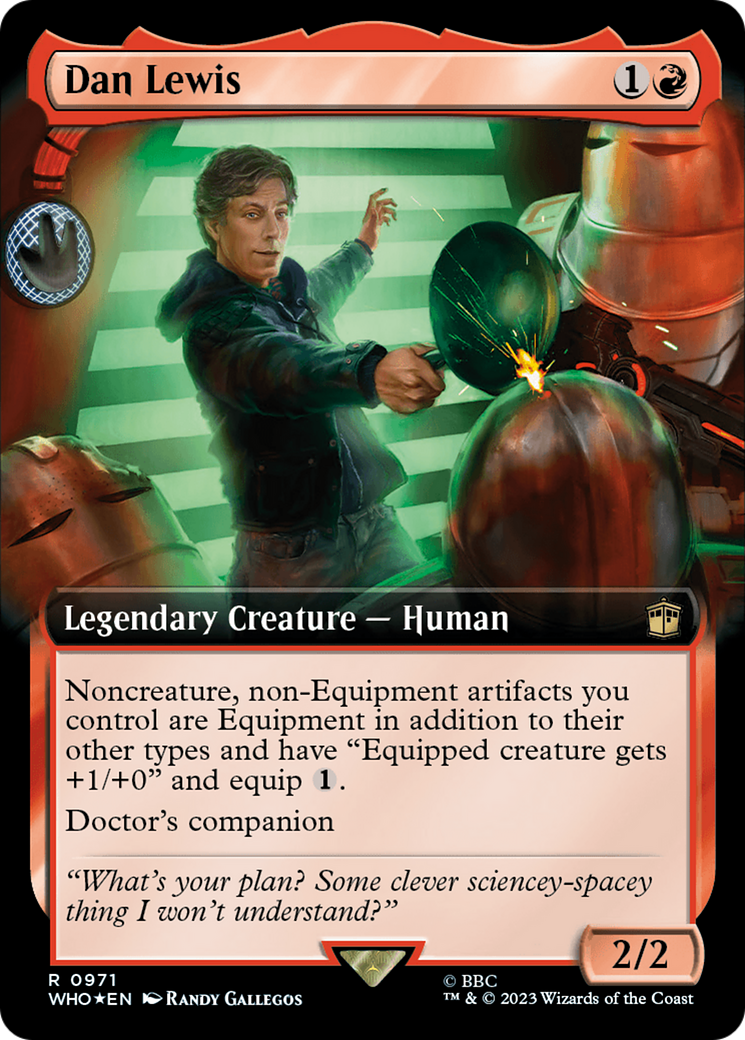 Dan Lewis (Extended Art) (Surge Foil) [Doctor Who] | L.A. Mood Comics and Games