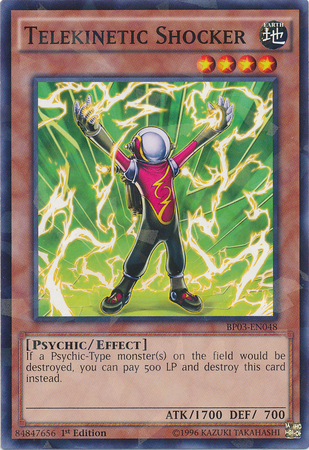 Telekinetic Shocker [BP03-EN048] Shatterfoil Rare | L.A. Mood Comics and Games
