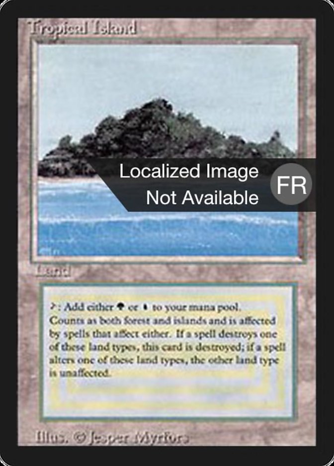 Tropical Island [Foreign Black Border] | L.A. Mood Comics and Games