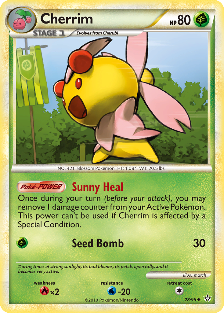 Cherrim (28/95) [HeartGold & SoulSilver: Unleashed] | L.A. Mood Comics and Games