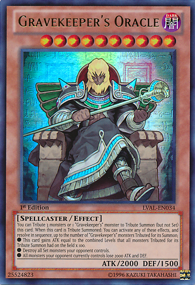 Gravekeeper's Oracle [LVAL-EN034] Ultra Rare | L.A. Mood Comics and Games