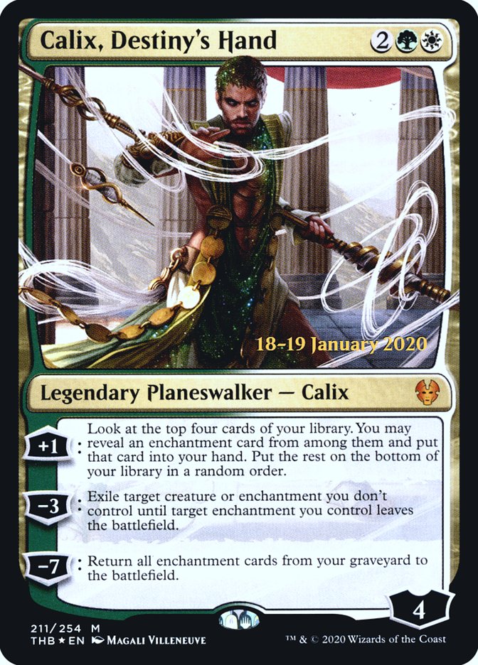 Calix, Destiny's Hand [Theros Beyond Death Prerelease Promos] | L.A. Mood Comics and Games