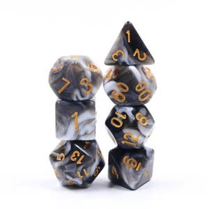 RPG Dice Set - Espresso Cream | L.A. Mood Comics and Games