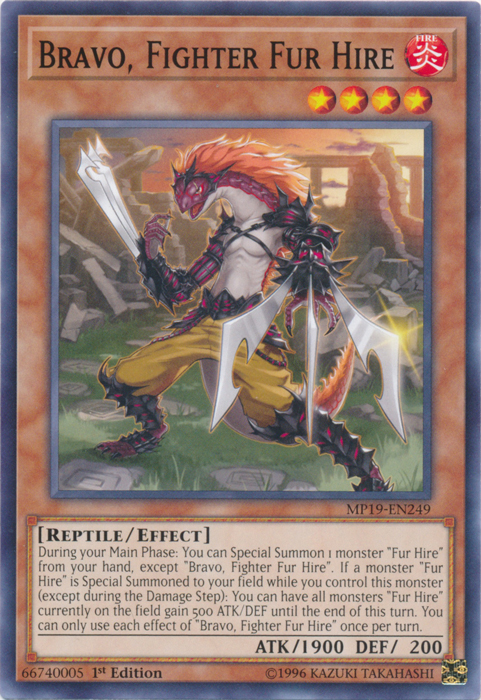 Bravo, Fighter Fur Hire [MP19-EN249] Common | L.A. Mood Comics and Games