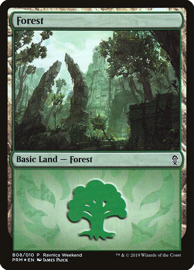 Forest (B08) [Ravnica Allegiance Guild Kit] | L.A. Mood Comics and Games