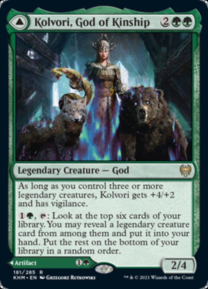 Kolvori, God of Kinship // The Ringhart Crest [Kaldheim] | L.A. Mood Comics and Games