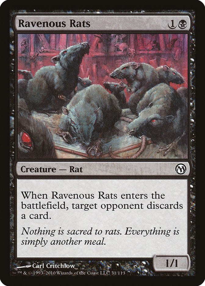 Ravenous Rats [Duels of the Planeswalkers] | L.A. Mood Comics and Games