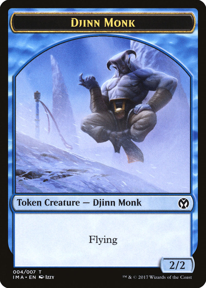 Djinn Monk Token [Iconic Masters Tokens] | L.A. Mood Comics and Games