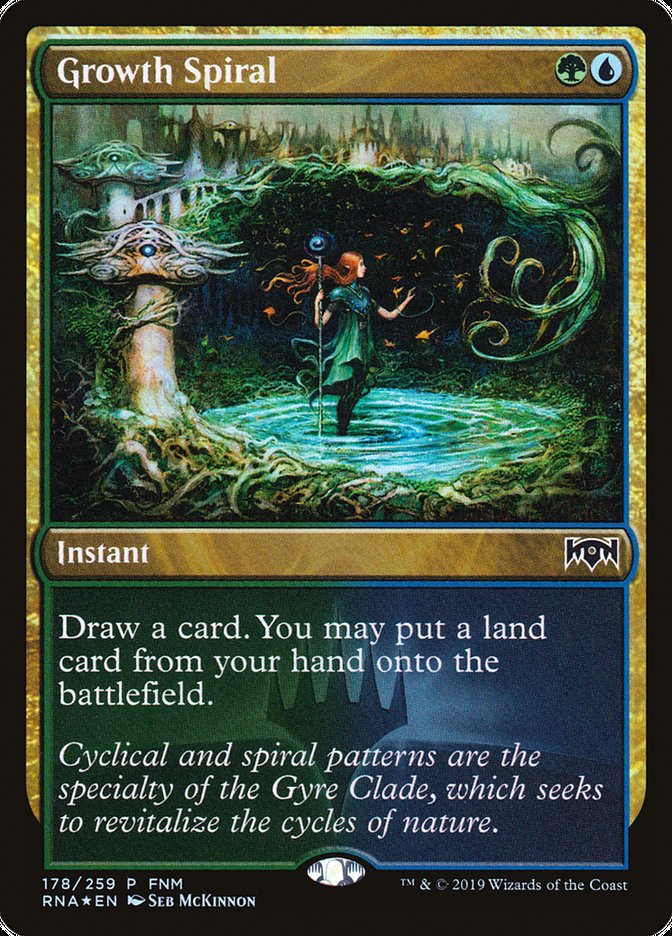 Growth Spiral (FNM) [Ravnica Allegiance Promos] | L.A. Mood Comics and Games