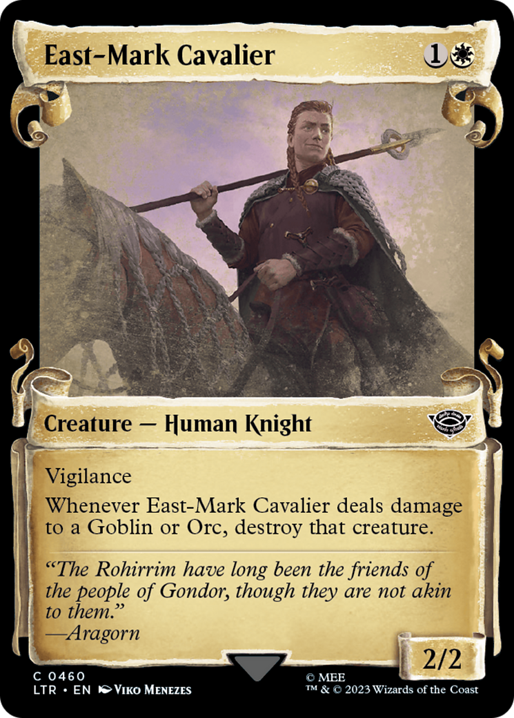 East-Mark Cavalier [The Lord of the Rings: Tales of Middle-Earth Showcase Scrolls] | L.A. Mood Comics and Games