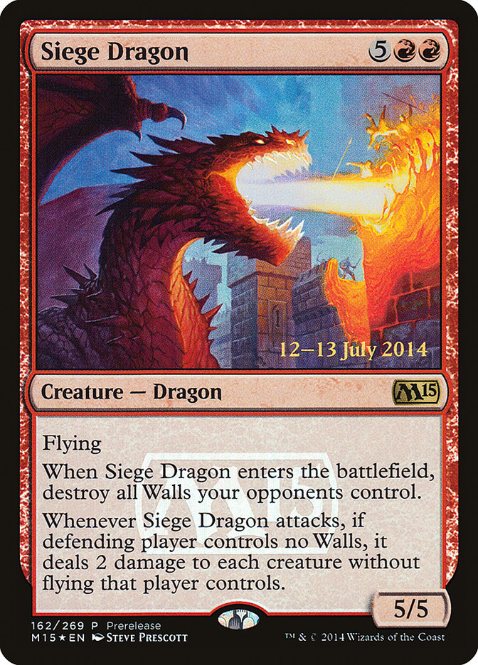 Siege Dragon [Magic 2015 Promos] | L.A. Mood Comics and Games