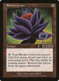 Blacker Lotus (Oversized) [Oversize Cards] | L.A. Mood Comics and Games