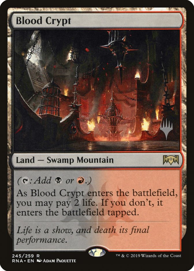 Blood Crypt (Promo Pack) [Ravnica Allegiance Promos] | L.A. Mood Comics and Games