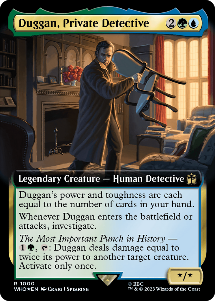 Duggan, Private Detective (Extended Art) (Surge Foil) [Doctor Who] | L.A. Mood Comics and Games