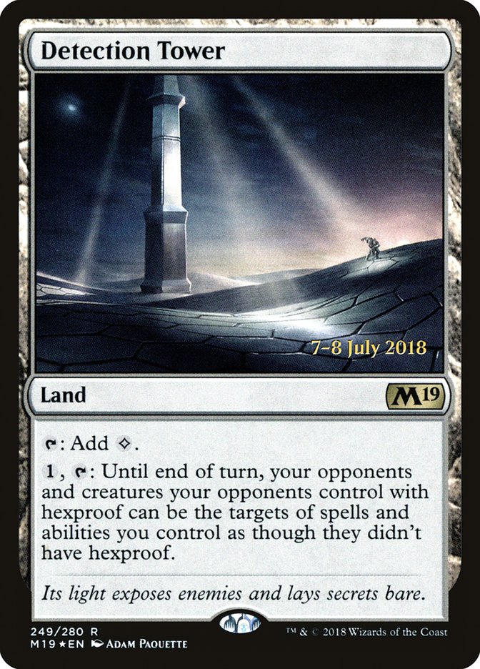 Detection Tower [Core Set 2019 Prerelease Promos] | L.A. Mood Comics and Games