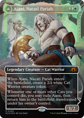 Ajani, Nacatl Pariah // Ajani, Nacatl Avenger (Borderless) (Textured Foil) [Modern Horizons 3] | L.A. Mood Comics and Games