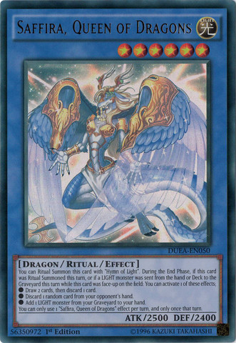 Saffira, Queen of Dragons [DUEA-EN050] Ultra Rare | L.A. Mood Comics and Games