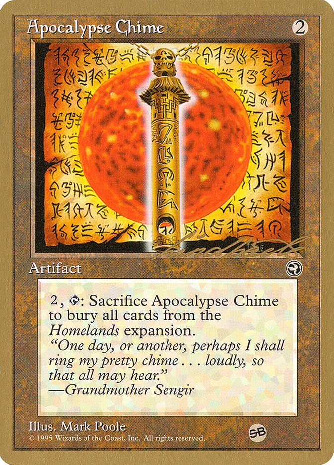 Apocalypse Chime (Leon Lindback) (SB) [Pro Tour Collector Set] | L.A. Mood Comics and Games