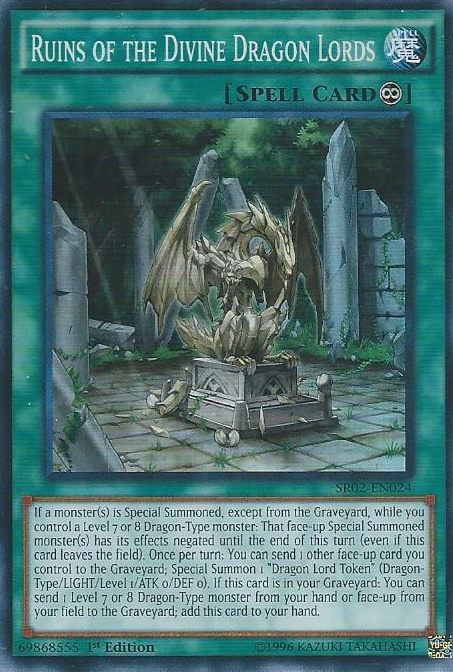 Ruins of the Divine Dragon Lords [SR02-EN024] Super Rare | L.A. Mood Comics and Games