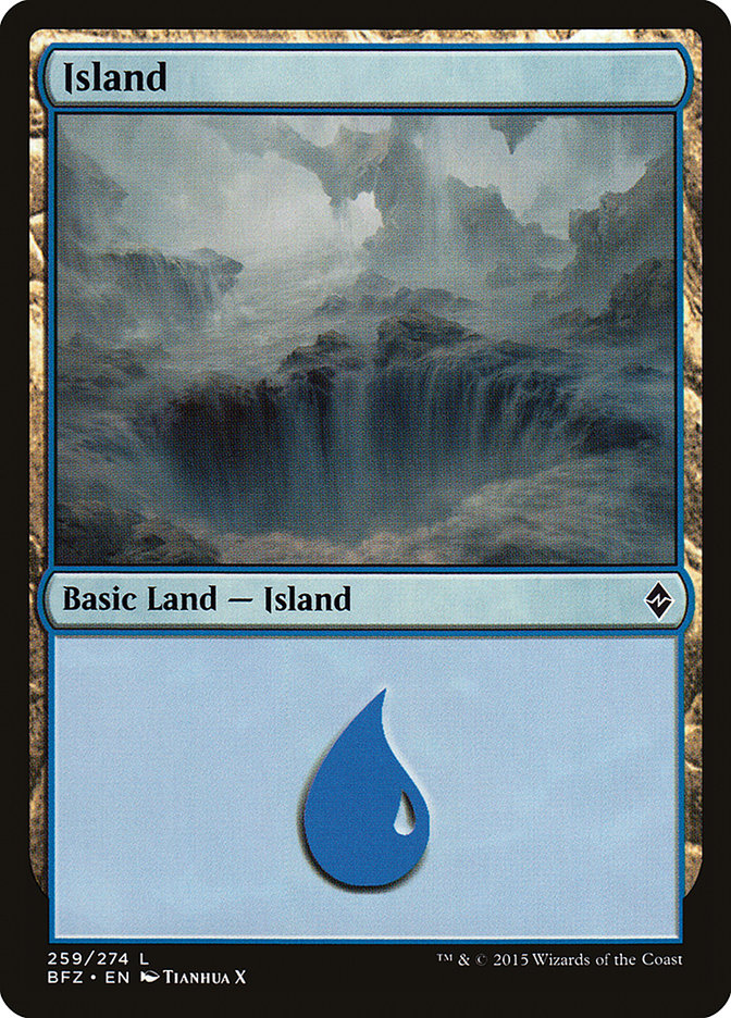 Island (259) [Battle for Zendikar] | L.A. Mood Comics and Games