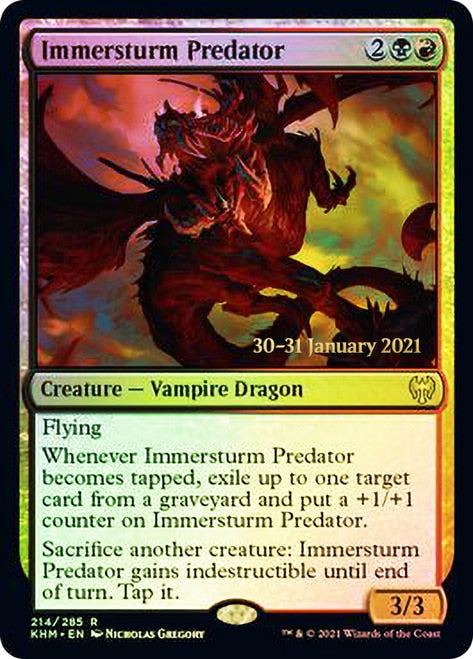 Immersturm Predator [Kaldheim Prerelease Promos] | L.A. Mood Comics and Games