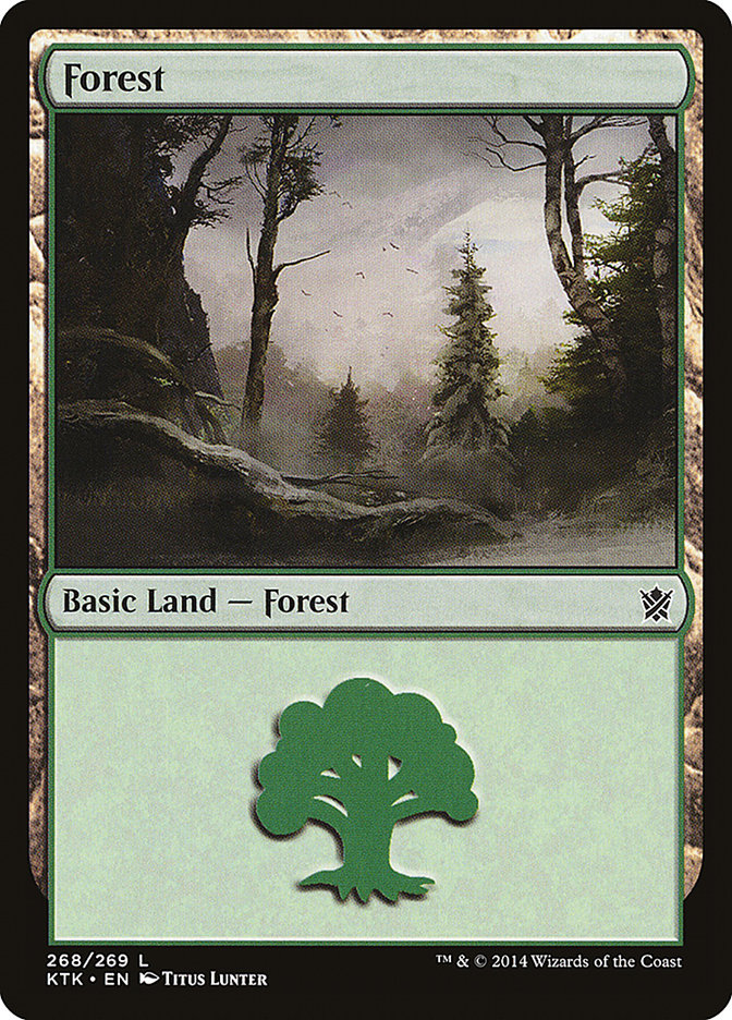 Forest (268) [Khans of Tarkir] | L.A. Mood Comics and Games