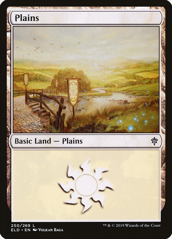 Plains (250) [Throne of Eldraine] | L.A. Mood Comics and Games