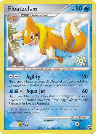 Floatzel (37/106) [Countdown Calendar Promos] | L.A. Mood Comics and Games