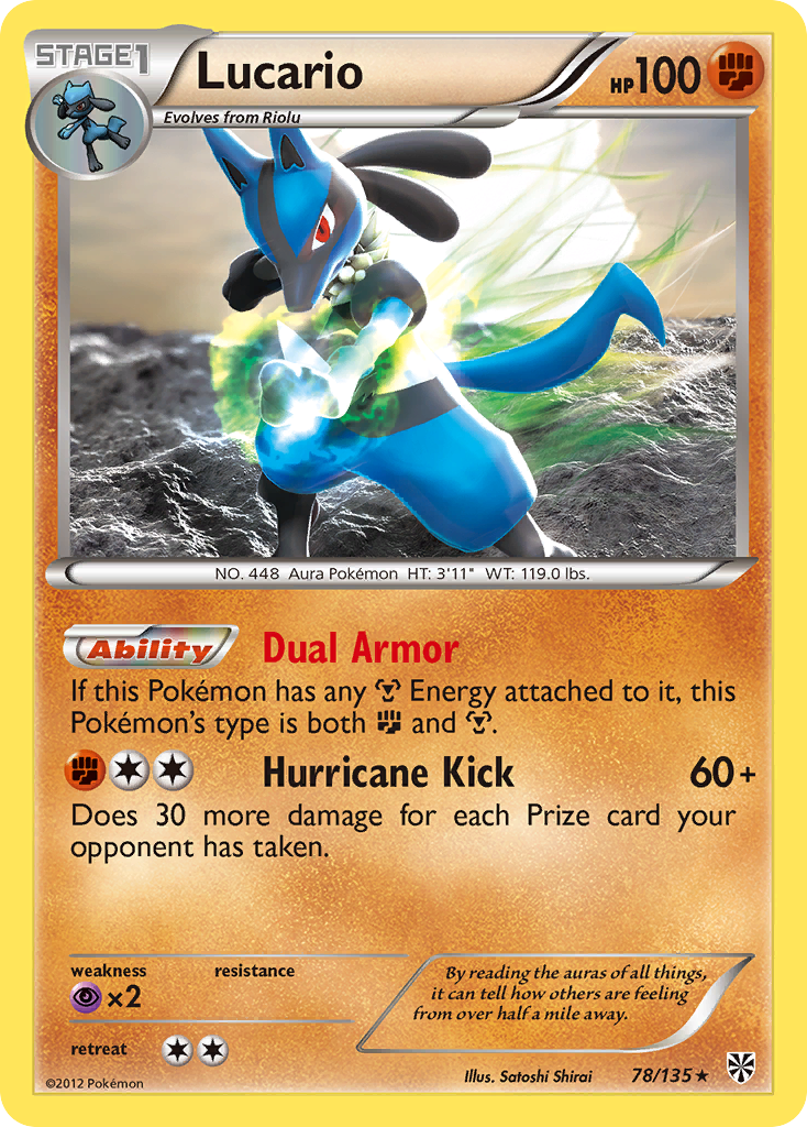 Lucario (78/135) [Black & White: Plasma Storm] | L.A. Mood Comics and Games