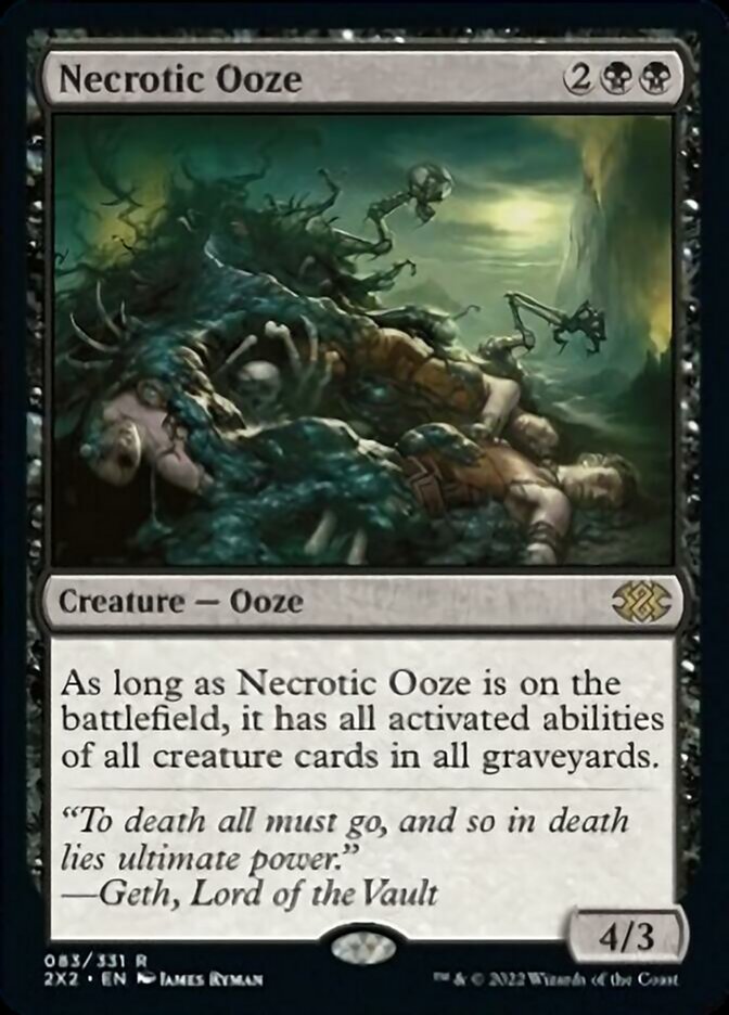 Necrotic Ooze [Double Masters 2022] | L.A. Mood Comics and Games