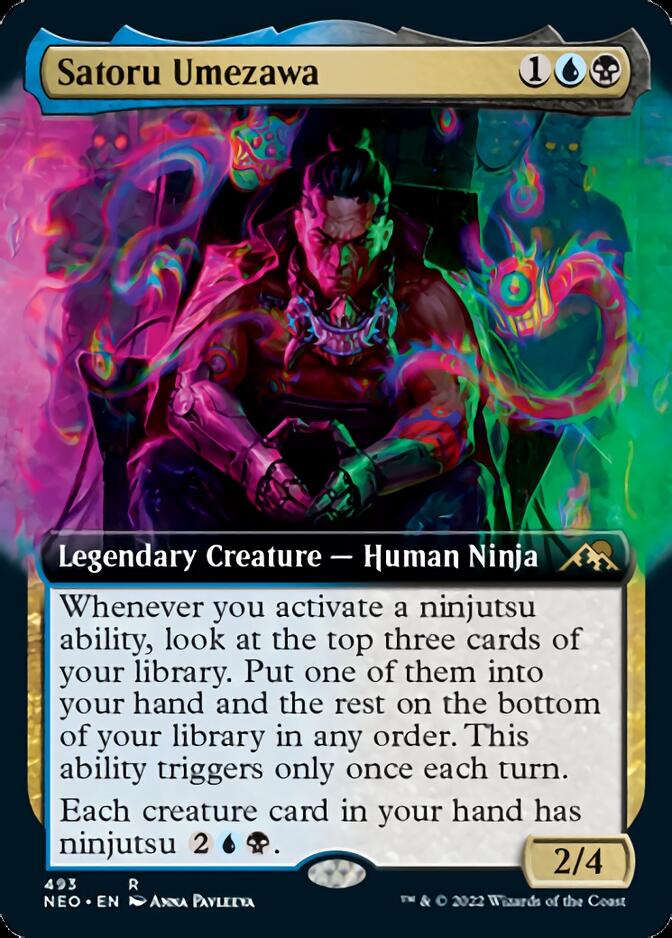 Satoru Umezawa (Extended Art) [Kamigawa: Neon Dynasty] | L.A. Mood Comics and Games