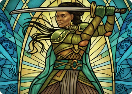 Shanna, Purifying Blade Art Card 2 [Dominaria United Art Series] | L.A. Mood Comics and Games