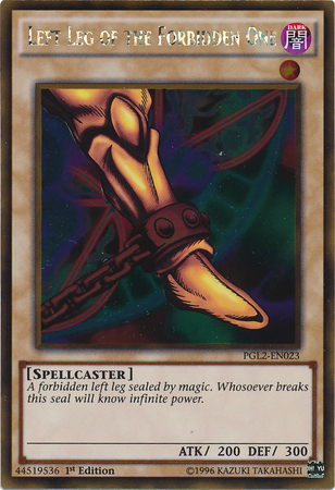 Left Leg of the Forbidden One [PGL2-EN023] Gold Rare | L.A. Mood Comics and Games