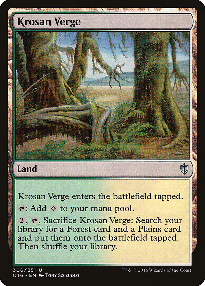Krosan Verge [Commander 2016] | L.A. Mood Comics and Games