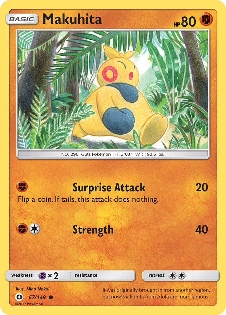 Makuhita (67/149) [Sun & Moon: Base Set] | L.A. Mood Comics and Games