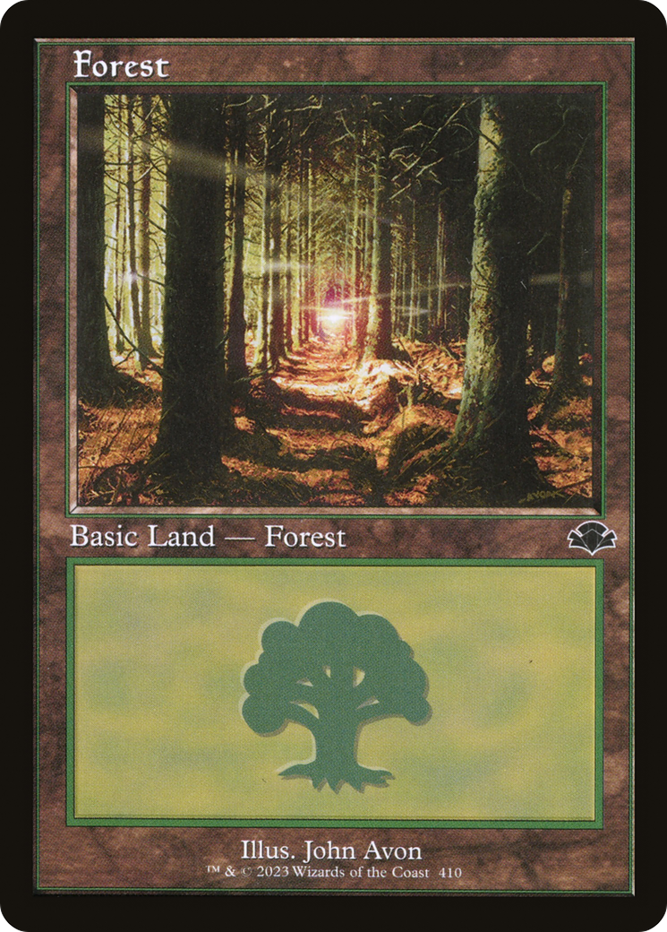 Forest (410) (Retro) [Dominaria Remastered] | L.A. Mood Comics and Games