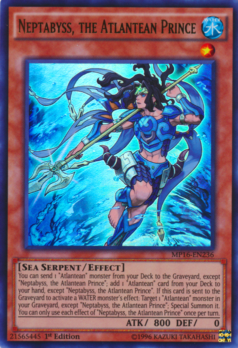Neptabyss, the Atlantean Prince [MP16-EN236] Ultra Rare | L.A. Mood Comics and Games