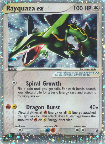 Rayquaza ex (97/97) [EX: Dragon] | L.A. Mood Comics and Games